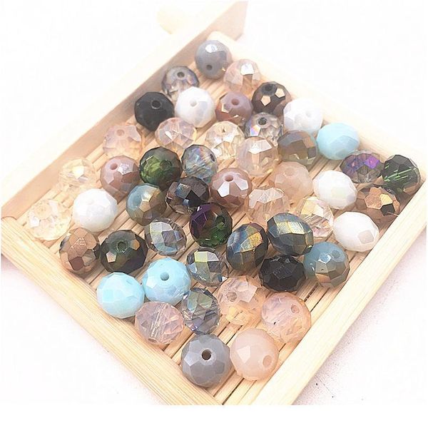 

new 4x3/6x4/8x6mm rondelle austria faceted crystal glass beads loose spacer beads diy jewelry making for bracelet qylpry