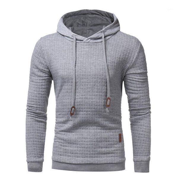 

autumn and winter new men's jacquard sweatshirt long-sleeved hoodie warm hooded sweatshirt jacket1, Black