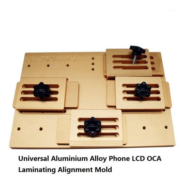 

universal lcd screen alignment metal mold lcd glass oca laminating position mold phone screen repair glass replace mould tools1