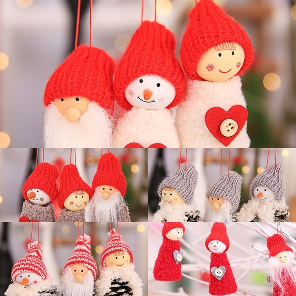 

nttt3 howe new creative old small hanging white pine dollfruit xt5gr fruit doll pendant 3-piece set tree pendant doll