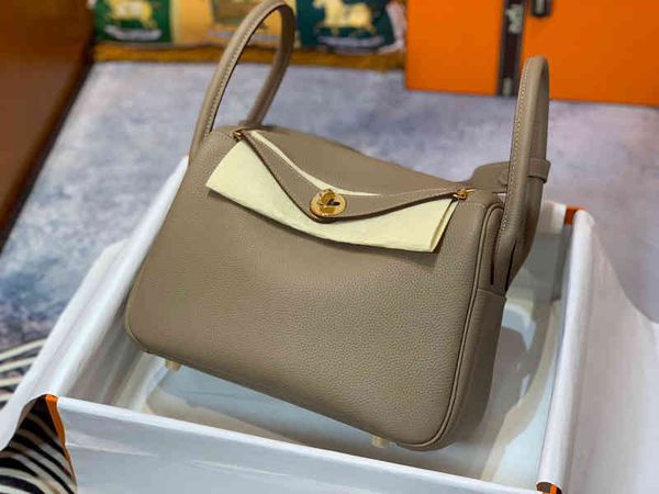

women's bag lindys elephant grey 26cm30cm honey wax thread hand sewn tc cow leather handbag kwut