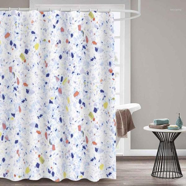 

shower curtains mtmety marble patterned texture background waterproof custom bathroom curtain fabric for kids bathtub decor1