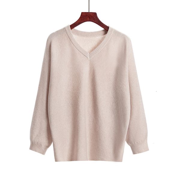 

2021 new v neck women sweater autumn winter basic thick warm jumper femme christmas sweaters ribbed knitted pullover b1xk, White;black