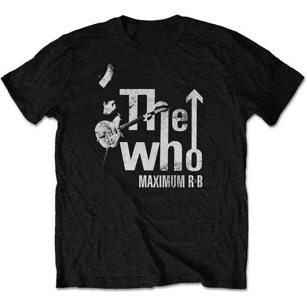 

the who 'maximum r&b distressed' t-shirt new cotton funny design tee shirt 11 colors for mens sport hooded sweatshirt hoodie