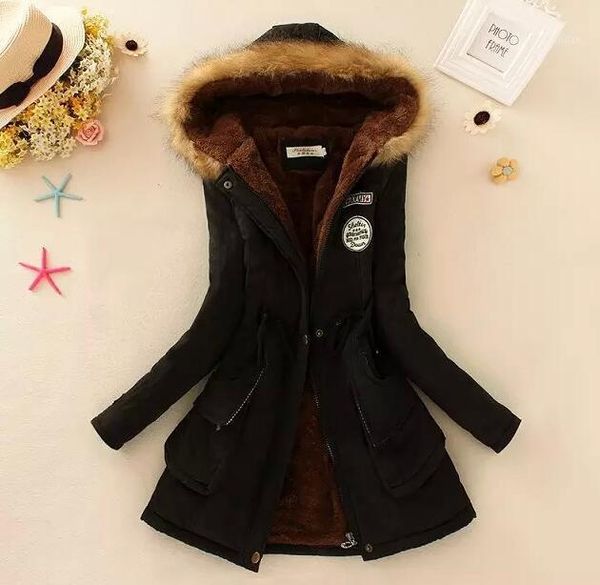 

new parkas female women winter coat thickening cotton winter jacket womens outwear parkas for women warm1, Black;brown