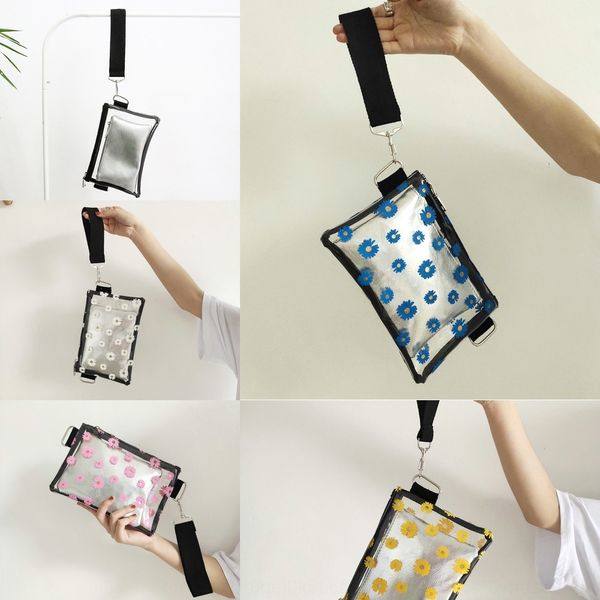 

63f26 корейских женщин рука желе прозрачной матери и ребенка туристических женщин пвх конверт косметический прозрачный корейский мешок daisy