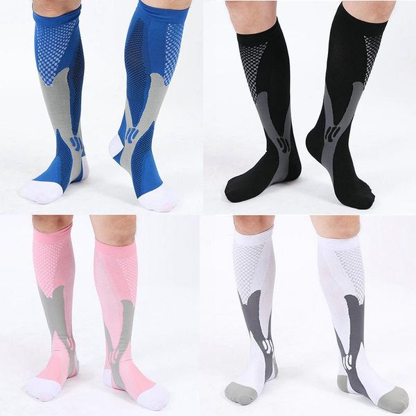 

2020 anti slip seamless cycling socks integral moulding high-tech bike sock compression bicycle outdoor ski running sport socks, Black
