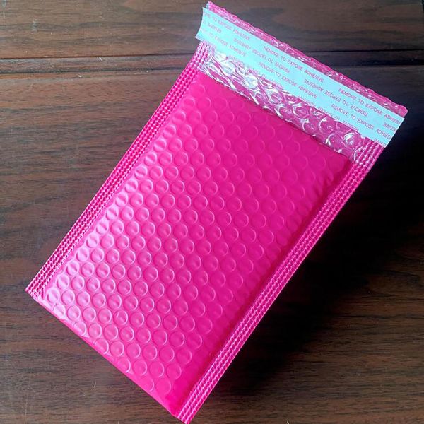 

100pcs bubble mailers padded envelopes pearl film gift present mail envelope bag for book magazine lined mailer self seal pink h jllmps