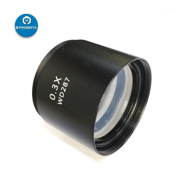 

phonefix wd287 wd177 0.5x 1.0x 2.0x trinocular stereo microscope objective lens for phone repair auxiliary lens barlow1