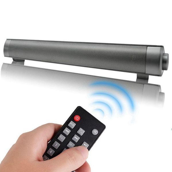 

fashion strong super bass sound bar tv wireless bluetooth speaker home tv theater soundbar with subwoofer + remote control(black