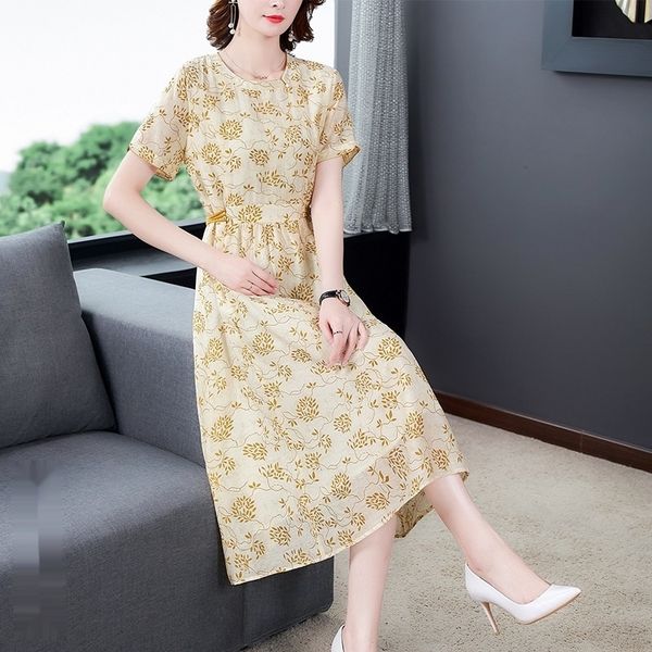 

nkibx 5345 long skirt thin yolk yolkchen 2020 new egg long yolk skirt with waist closing and egg temperamentfashionable yellow floral dress, Black;gray
