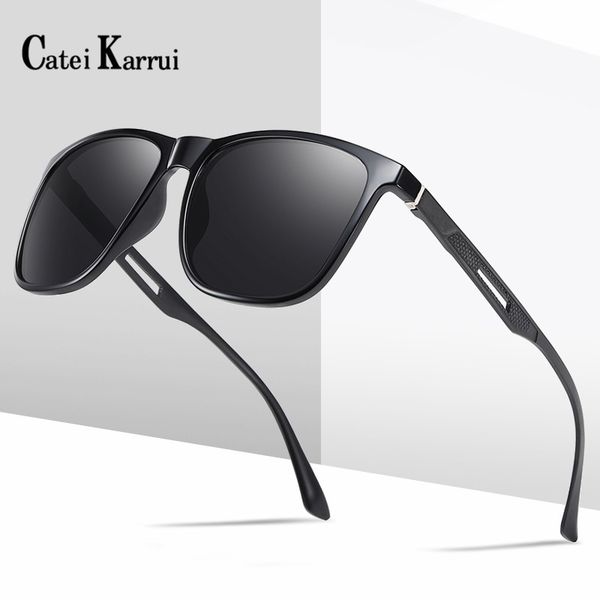 

catei karrui 2020 new men's sunglasses trend fashion polarizers necessary for outdoor activities uv400 1007 1007, White;black