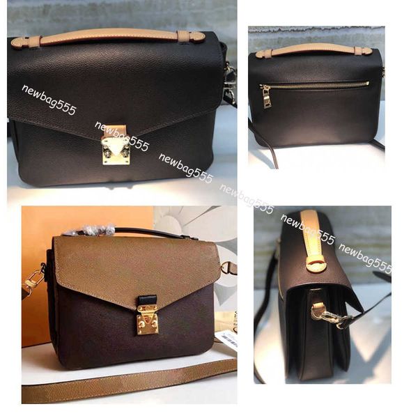 

women designer handbag messenger bag oxidizing leather pochette metis elegant shoulder crossbody bags shopping purse clutches 40780
