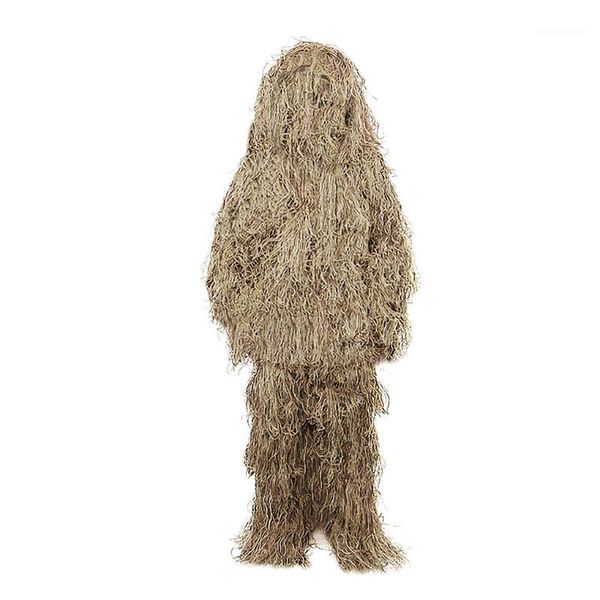 

hunting sets clothes camouflage bionic ghillie suits adults scouting birdwatch suit pants hooded jacket1, Camo