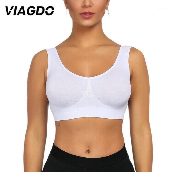 

gym clothing fashion sports bras shockproof yoga bra thin mold cup nylon sportwear fitness underwear women padded vest bandage1, White;black