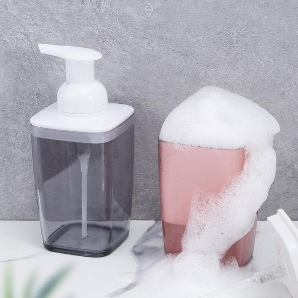 

storage bottles & jars 420ml refillable empty foaming pump bottle liquid soap lotion shampoo dispenser foam