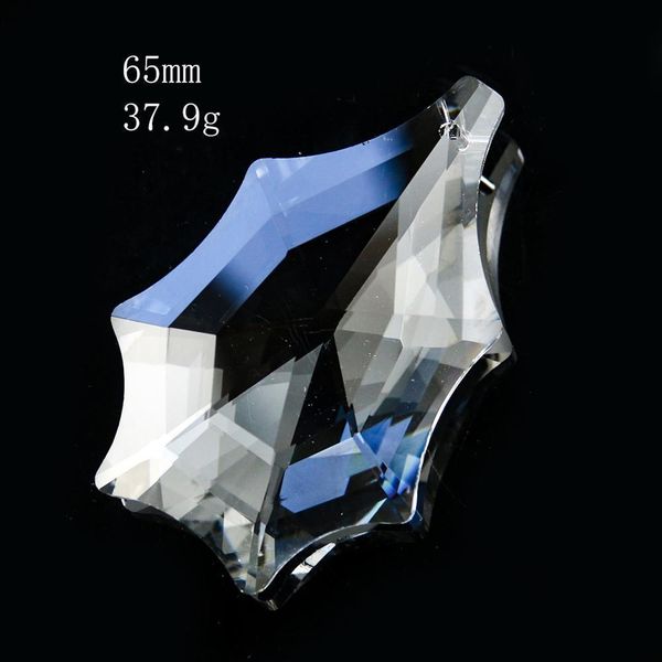 

2 5pcs 65mm clear crystal spider web shaped prism faceted cut pendants sun catcher for chandelier lamp lighting jewelry project h jllsgd