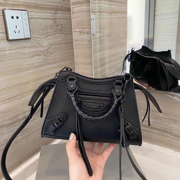 

5a+ luxury small motorcycle bag genuine leather tote bag designer handbag women shopping bags shoulder bag wallets