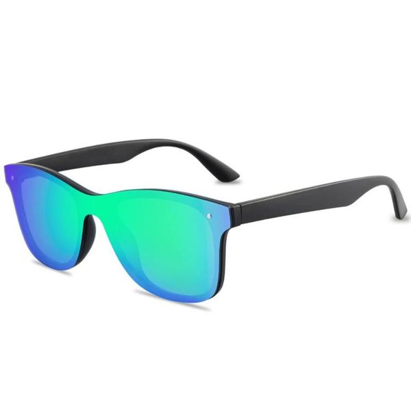 

new sunglasses brand design men women vintage square sun glasses coating mirror uv400 shades eyewear gafas de sol, White;black