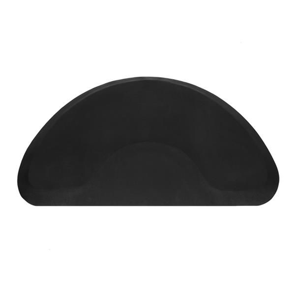 

beauty salon semicircle anti-fatigue salon mat black ship from us drop shipping
