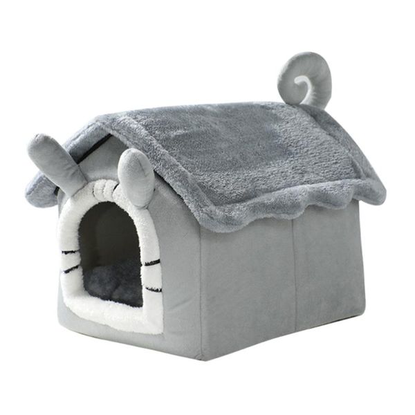 

kennels & pens washable dog house cozy pet bed winter warm cave nest teddy puppy sleeping for cats and dogs all seasons universal 28gf