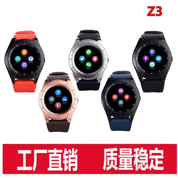 

z3 watch multi language bluetooth pluggable cartoon round screen telephone watch
