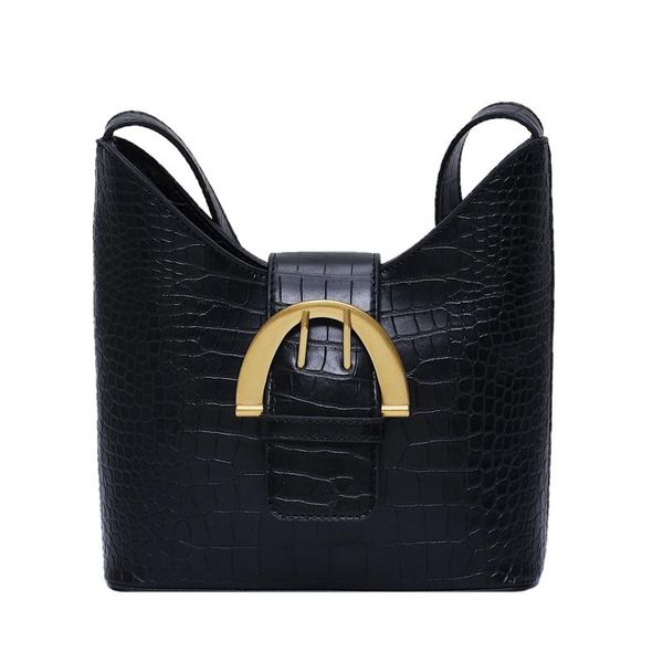 

bags for women luxury alligator pattern pu leather designer purses and handbags shoulder crossbody bucket new fashion
