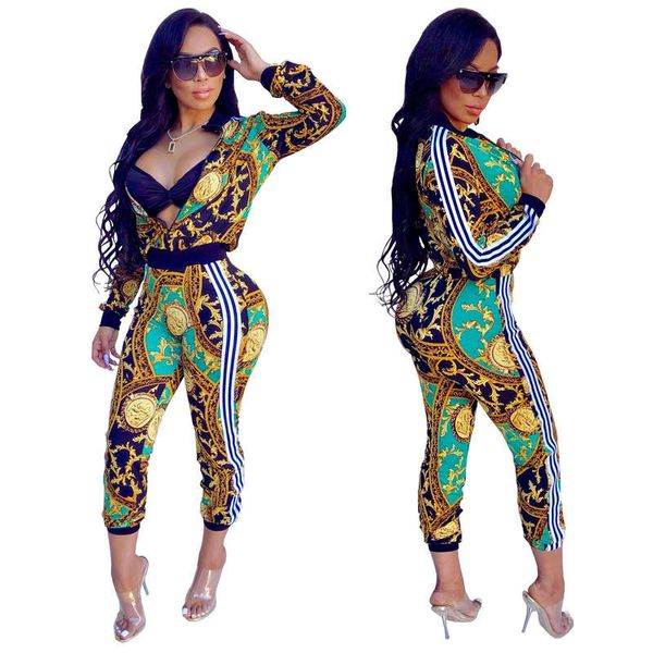 

winter standard size fashion casual tight leg sports suit two piece set, Gray