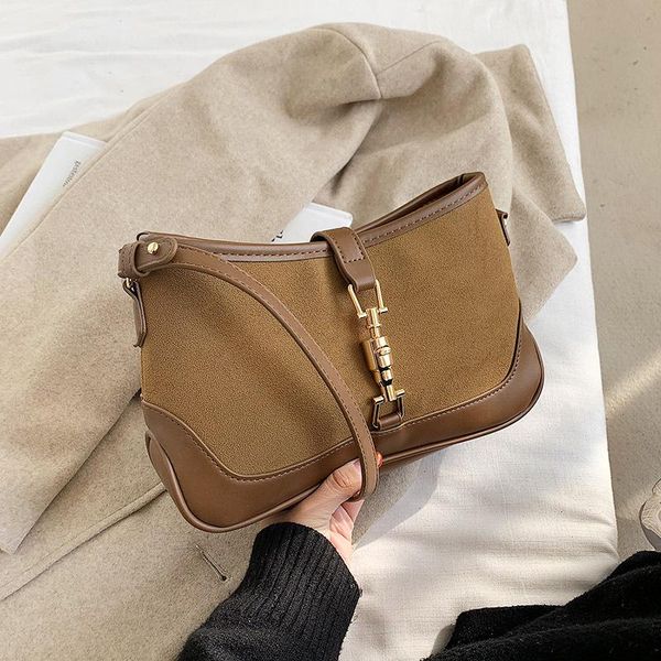 

new style small square bag, foreign style underarm , pure color women's fashionable one shoulder slant cross hand bag 2021