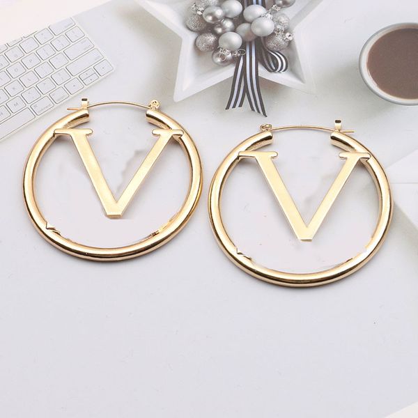 

classic brand letter earrings stud charm designer 18k gold plated 925 silver crystal pearl ear studs earrings women jewelry accessories for, Golden;silver