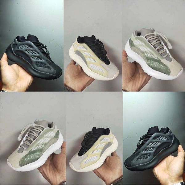 

2021 kids shoes kids 7oo infants running shoes girls sneakers children little boys azael black kanye west v3 alvah skeleton basketball shoes
