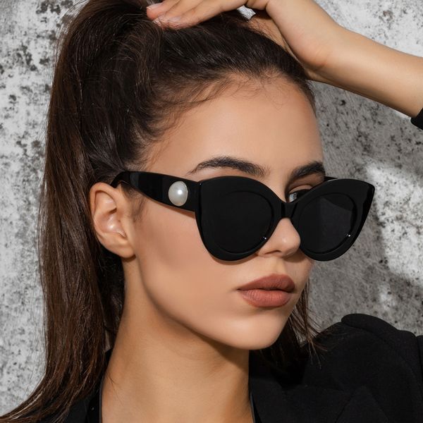 

peal sunglass women fashion vintage stylish sunglass lady luire shad eyewear wholale driving spring de sol muje 21223, White;black