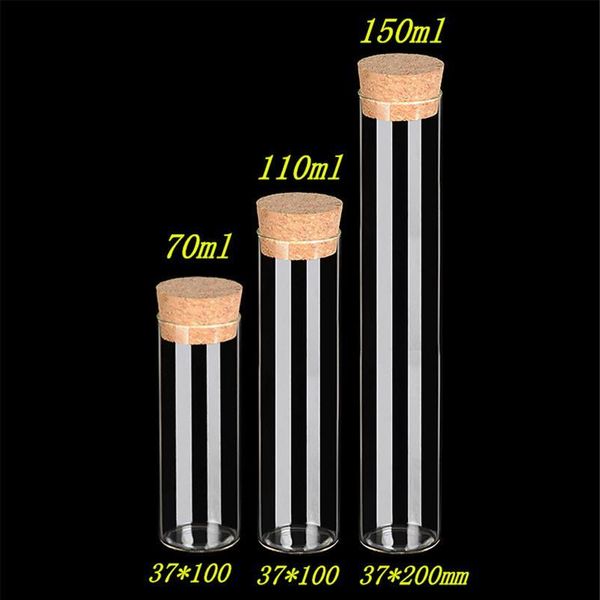 

clear glass bottle vials jars test tube with cork ser empty 70ml 110ml 150ml jars glass transparent bottles co jllsmf