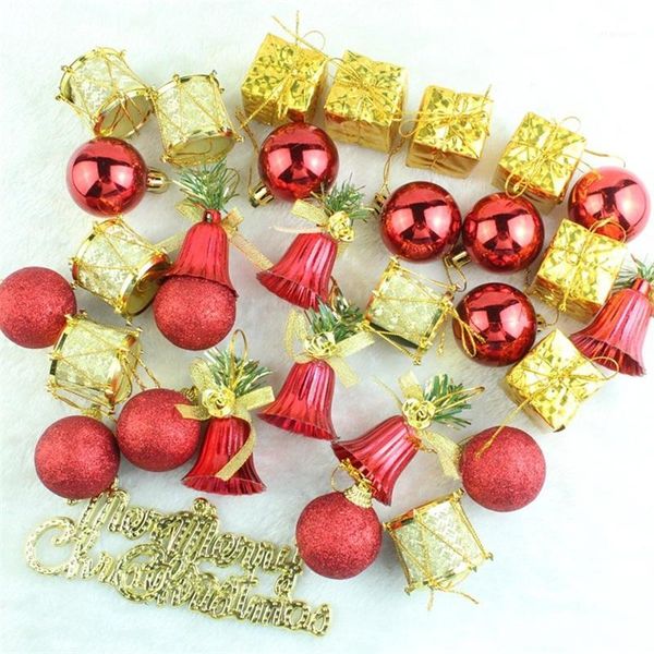 

32 pcs hanging balls bauble christmas tree decorations for home 2017 new year decor christmas crafts ornaments xmas decoration1