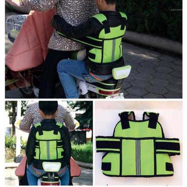 Kids Motosiklet Bisiklet Güvenliği Kemeri Ayarlanabilir Koltuk Strap Geri Destek Kemeri Koruyucu Dişli Güvenlik Secuti