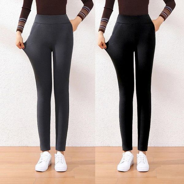 

women yoga pants thicks leggings winter warm female sweatpants fitness yoga pants fashion solid color sports loog trousers 1pc, White;red