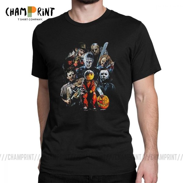 

sport horror movie characters t-shirt for men trick 'r treat halloween novelty cotton tee shirt short sleeve t shirt plus size