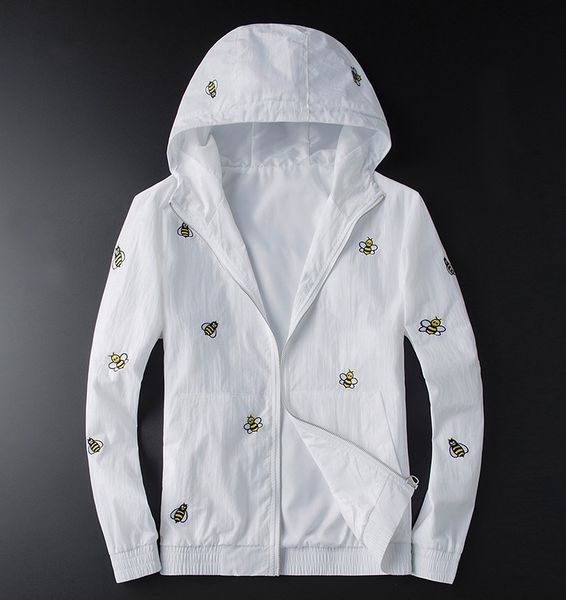 

luxury 2021 new 19th classic male embroidery bee hoodies and sweaters cotton gear rmnp, Black