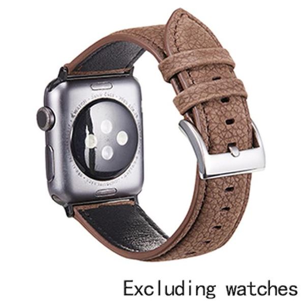 

uthai z35 новый кожаный ремешок apple, iwatch 5 группа 40мм 44мм ремешок для apple часы серии 3/2/1 высококачественная кожа sqctsi bdefashio, Black;brown