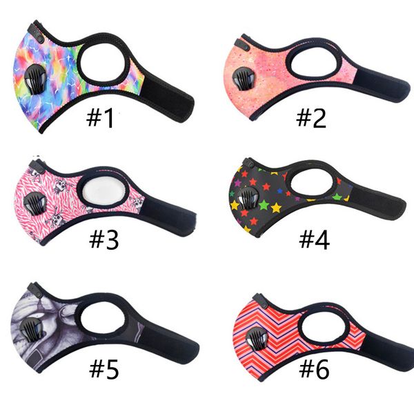 

protective cycling face masks with meltblown cloth pm2.5 anti-pollution dust sport running training road bike reusable masks dhl