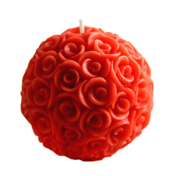 

ball rose candle scented candles love flower romantic valentine's candlelight dinner decoration wedding gifts party supp q98n