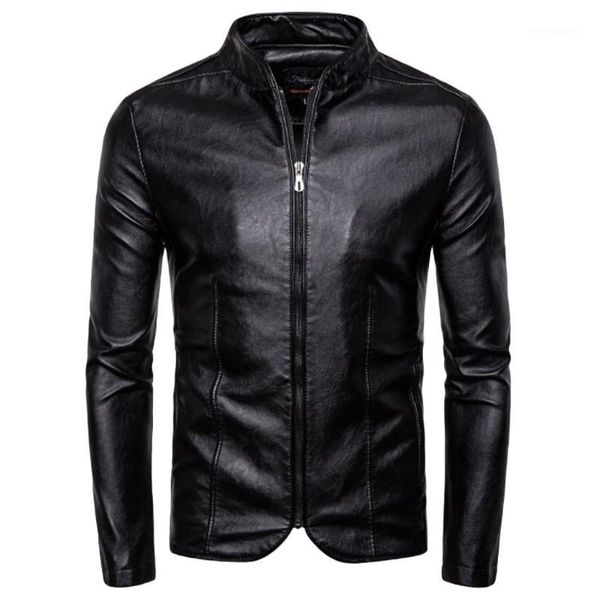 

jacket coat men fashion tracksuit sweatshirt male men autumn winter retro solid collar jacket pure long sleeved coat m-4xl10h1, Black;brown