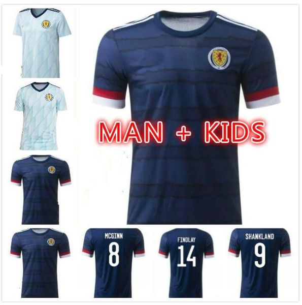 

man kids 2021 scotland soccer jersey 2020 scotland football shirt robertson fraser naismith mcgregor christie forrest mcginn camiseta futbo, Black;yellow