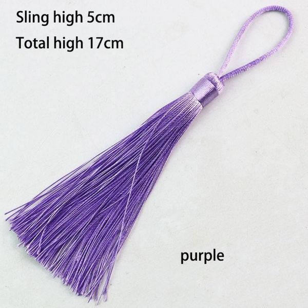 

12pcs lot 12cm pure color tassel silk fringe sewing bang trim decorative pendant tassels for curtain home decoration accessories h jlliny
