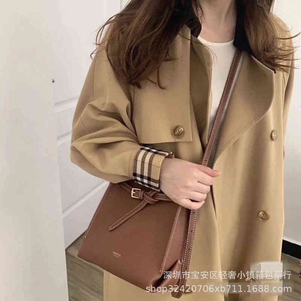 

australian brand oroton litchi grain cowhide bucket bag fashion tot women's texture leisure solid color