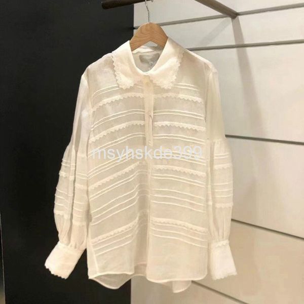 

women's blouses & shirts minority spring lace shirt sweet aging girl, White