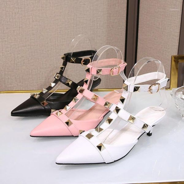 

2021 new pointed high heels early spring shoes rivets stiletto heel women's shoes1, Black