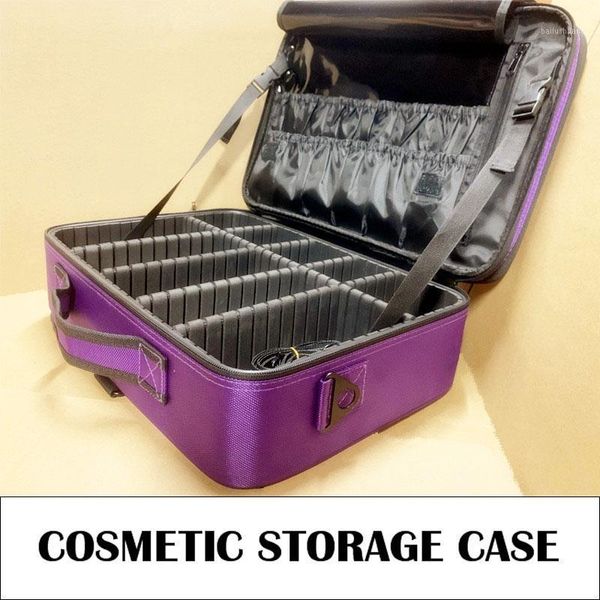 

women fashion cosmetic bag case travel makeup organizer storage suitcase box cosmetics pouch bags beauty case for beautician new1