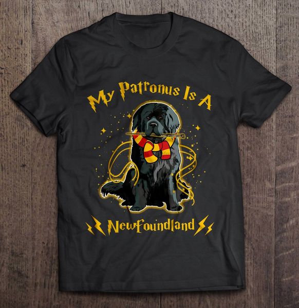 

men funny t shirt fashion tshirt my patronus is a newfoundland women t-shirt sport hooded sweatshirt hoodie
