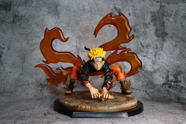 

gk nine tailed fox naruto immortal mode hand made model ornament statue scenery blessing bag